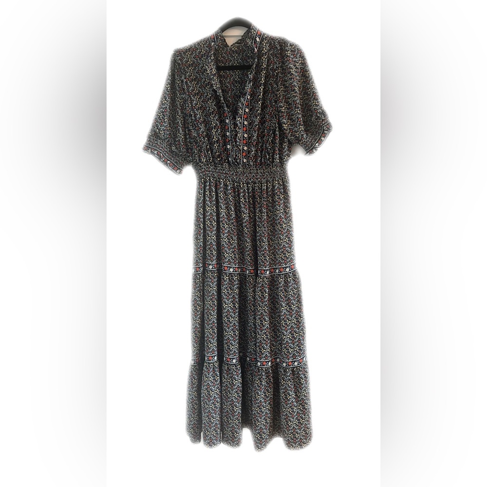Maxi Dress Navy Womens Large